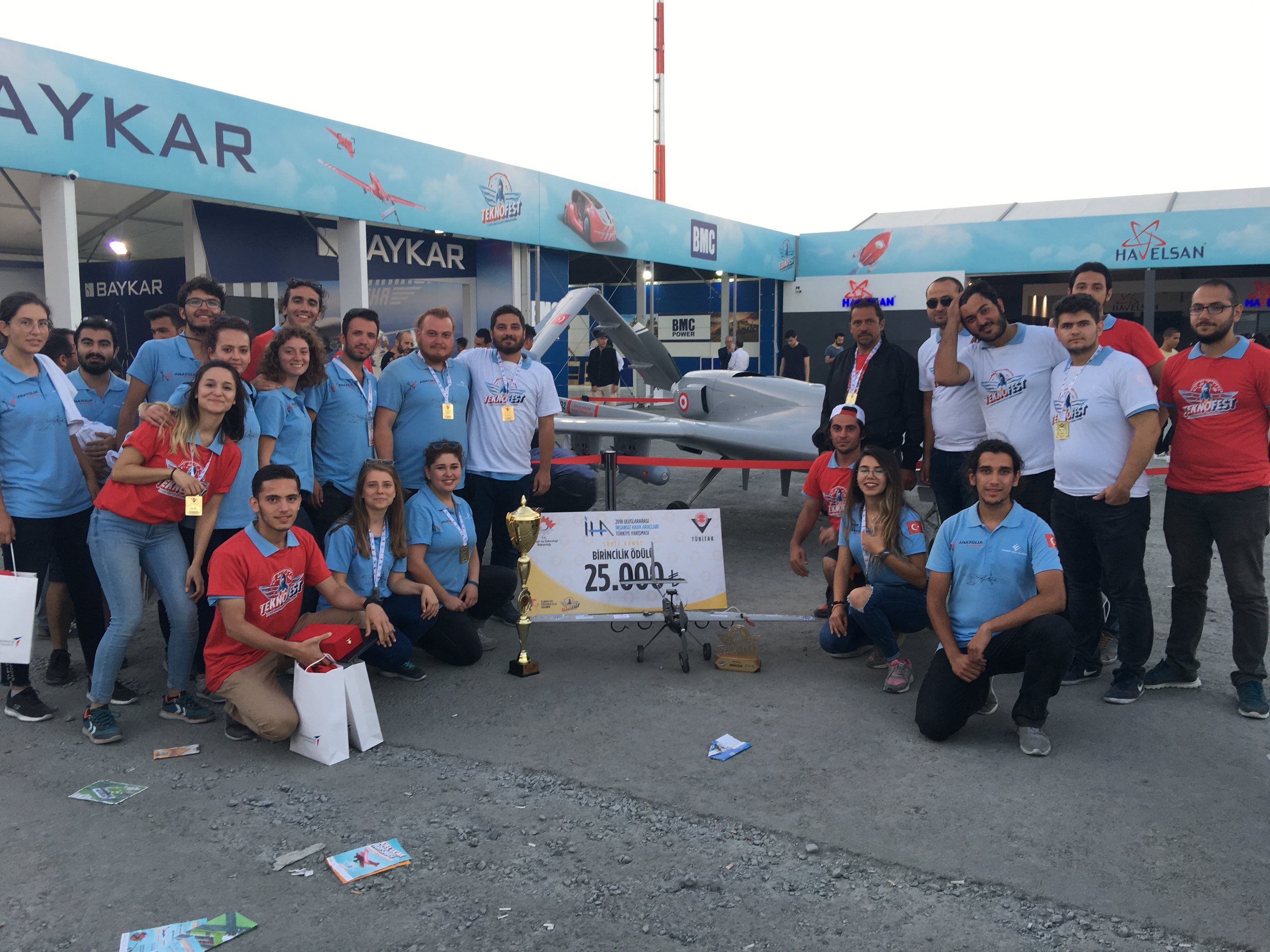 2018, TÜBİTAK International UAV Competition, İstanbul: First place in the fixed-wing category.