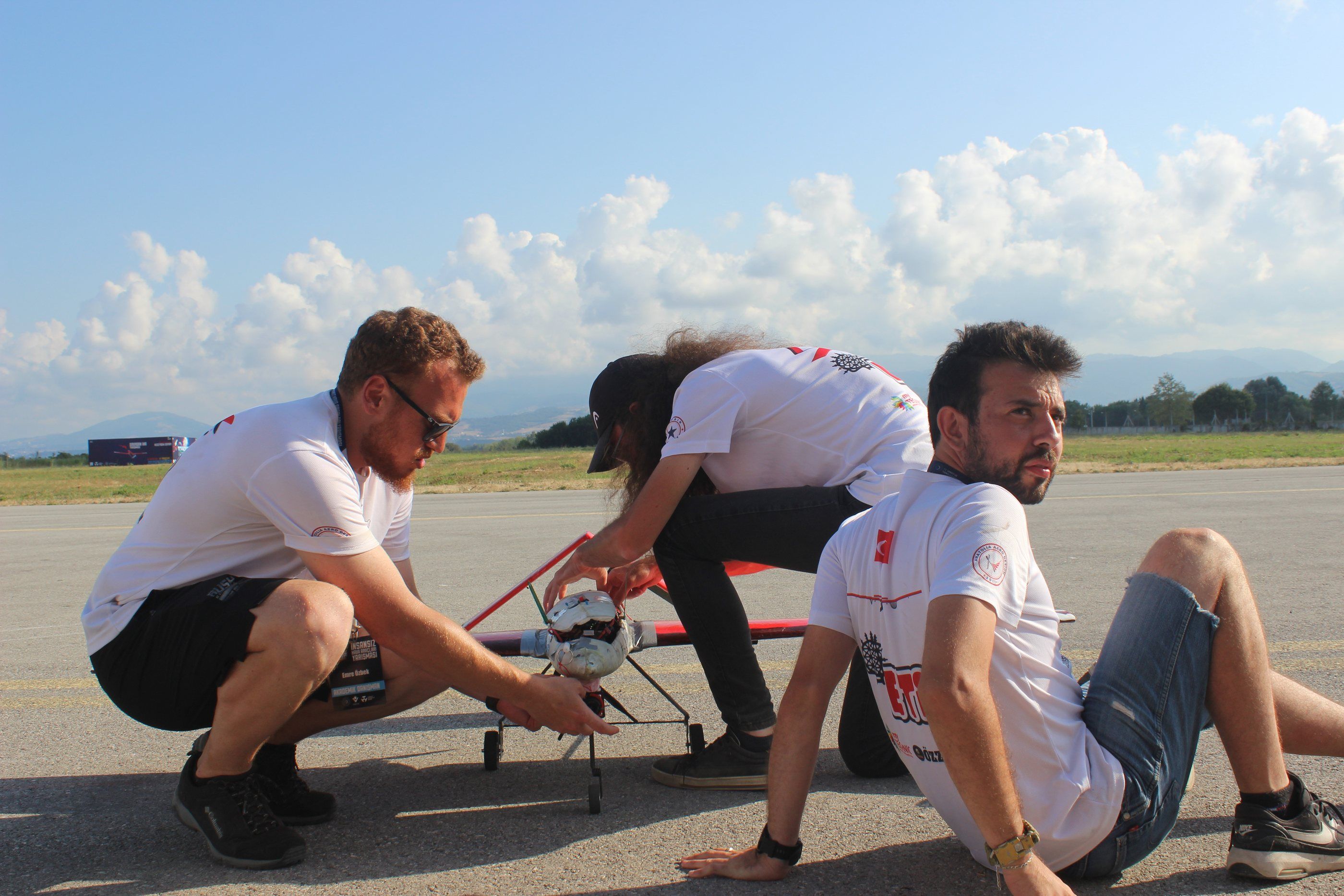 2022, TEKNOFEST, Samsun: Pre-flight preparation on the runway.